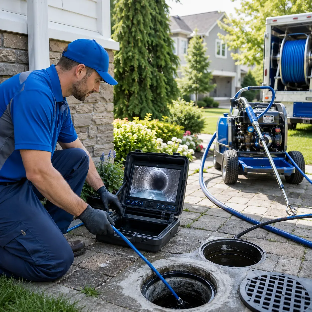 Outdoor drain cleaning professionals serving Copan, OK